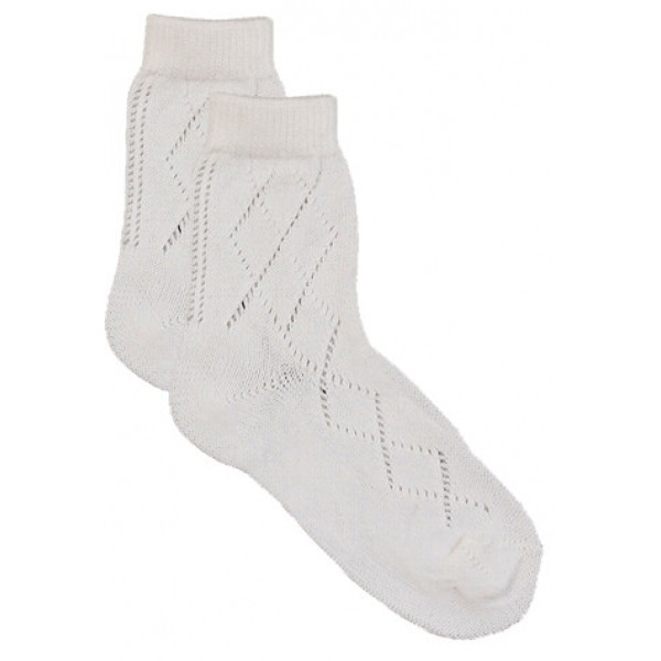 Girls Socks White - PK OF 3 (Knee-high or ankle)